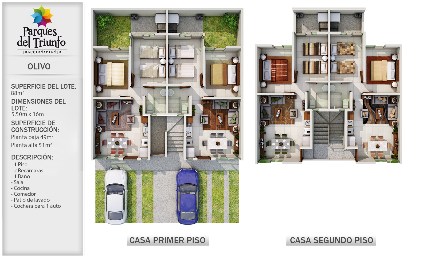 Casas nuevas en El Salto - Casas en venta en El Salto - Fraccionamiento  Parques del Triunfo de Grupo San Carlos